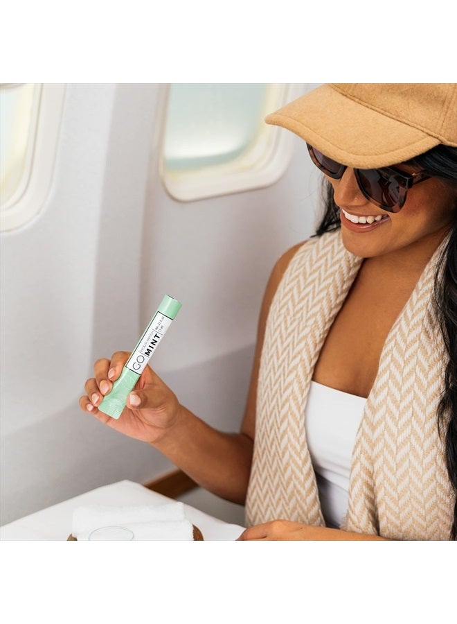 GO Travel Size Mouthwash Packets – Individual Mini Mouthwash for Fresh Breath - TSA Compliant - Smart Packet Design to Reduce Travel Bottle Waste - Liquid Mint Flavored Portable Travel Mouthwash Bulk