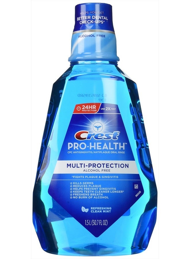 Pro-Health Multiprotection Rinse-Clean Mint-50.7 oz, 1.5liter