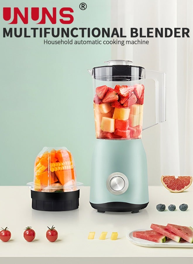 Personal Size Blenders,Classic Retro Electric Pulse Blender,1.5 Liter +500ML Glass Pitcher,High Power 1500 Watts Crushes And Pulverizes Ice Cubes,Blend Personal Smoothie,Crush Ice,Shakes