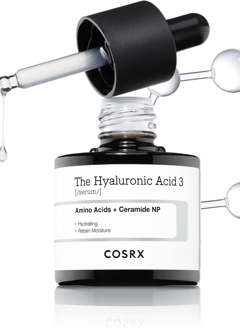 The Retinol 0.5 Oi + COSRX The Hyaluronic Acid 3 Serum 20ml + Cosrx The Retinol 0.1 cream, 0.67 Fl.oz 60ml