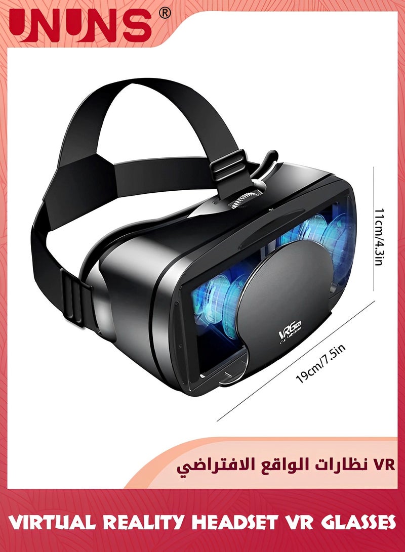 VR Headsets,Virtual Reality Headsets,3D Glasses VR Goggles For TV Movies Video Games,Stereo VR Headphones Helmets Compatible With iPhone/Android 5