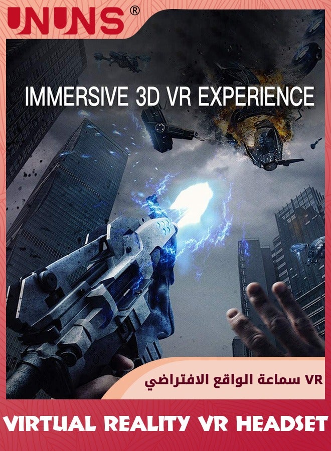 VR Headsets,Virtual Reality Headsets,3D Glasses VR Goggles For TV Movies Video Games,Stereo VR Headphones Helmets Compatible With iPhone/Android 4.7
