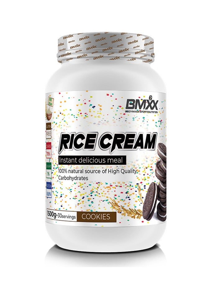 BMXX, Rice Cream, Carbohydrates, 1500g, Cookies, 30 Servings