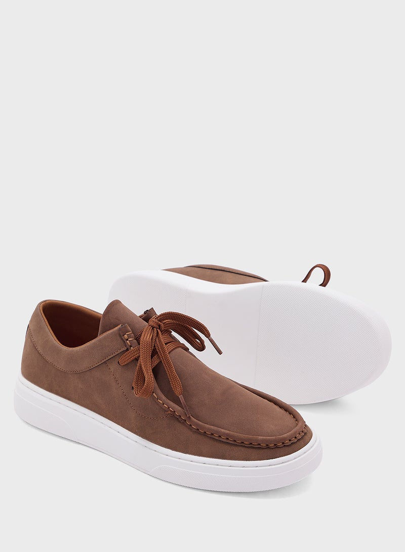 Nubuck Casual Lace Ups