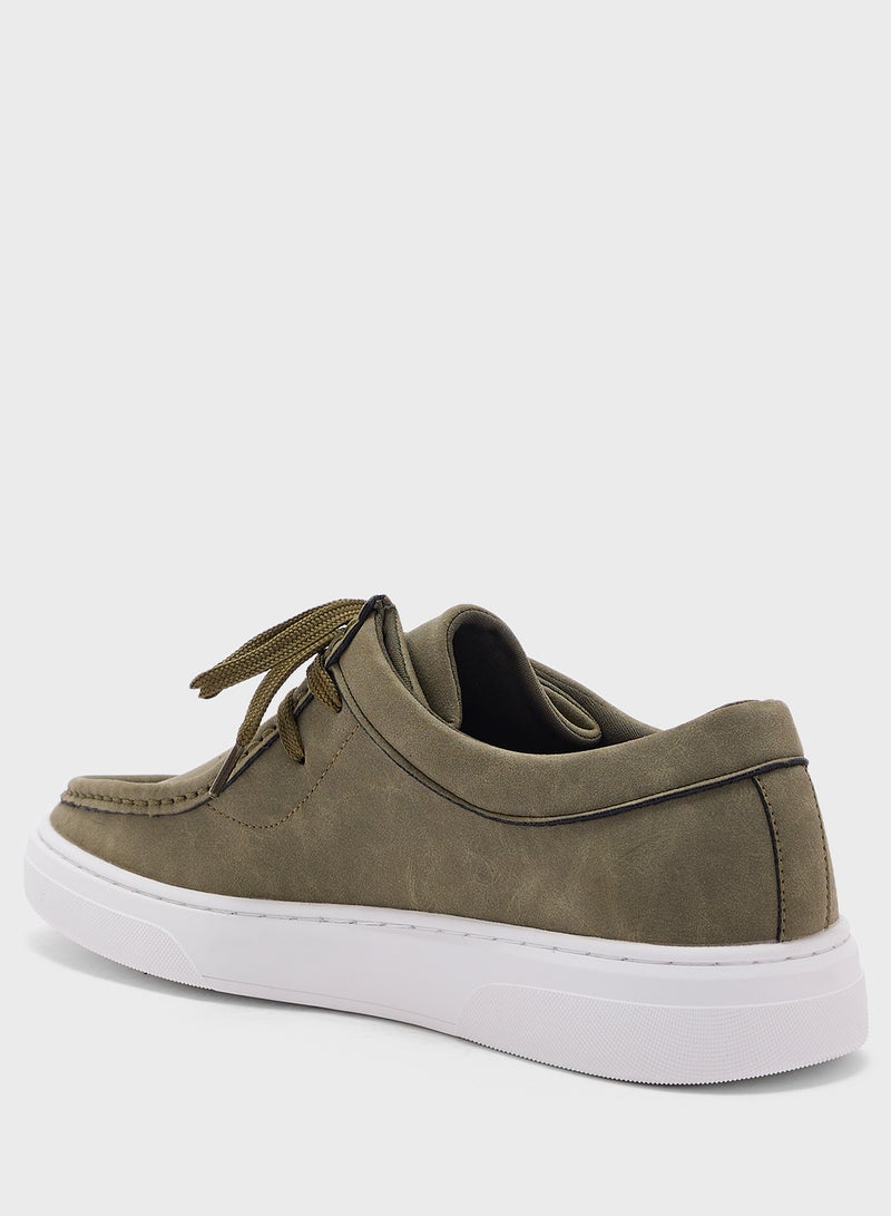 Nubuck Casual Lace Ups