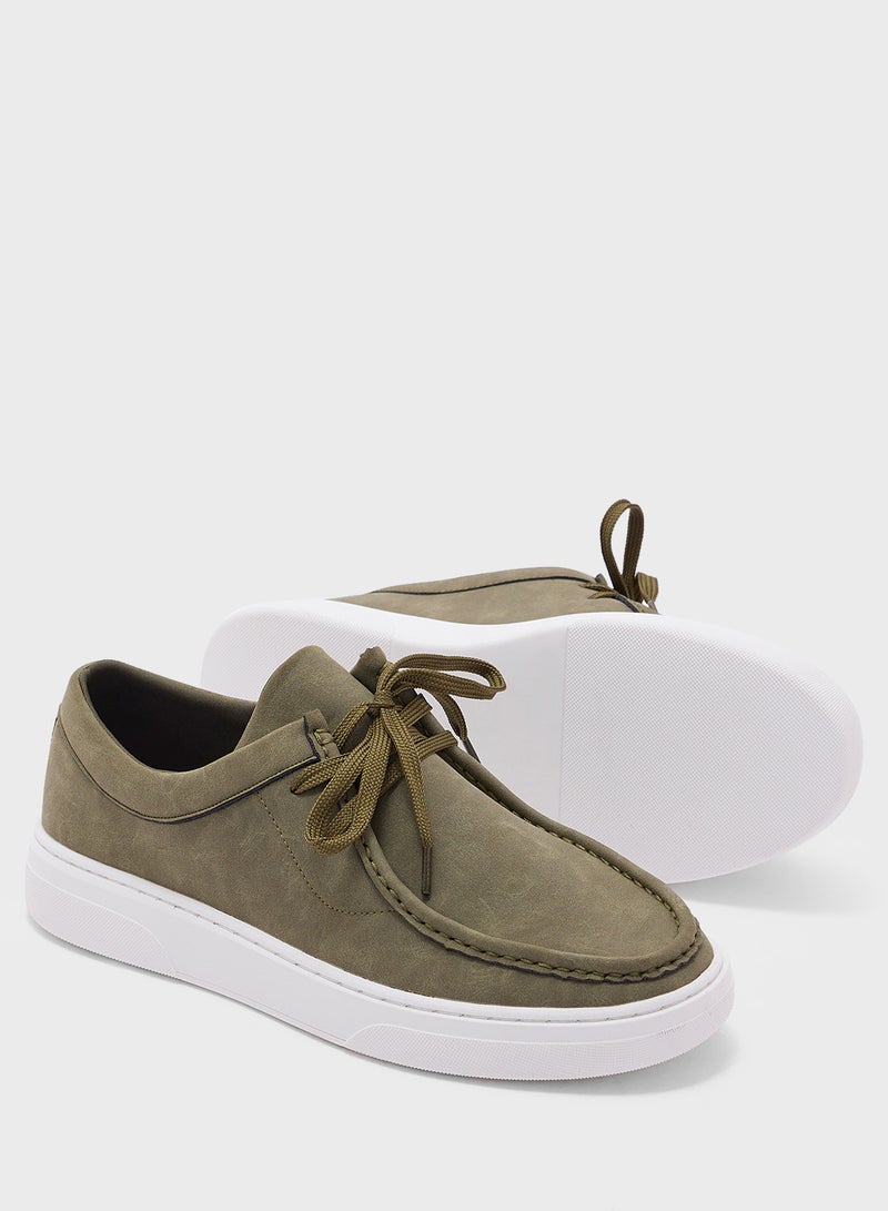 Nubuck Casual Lace Ups