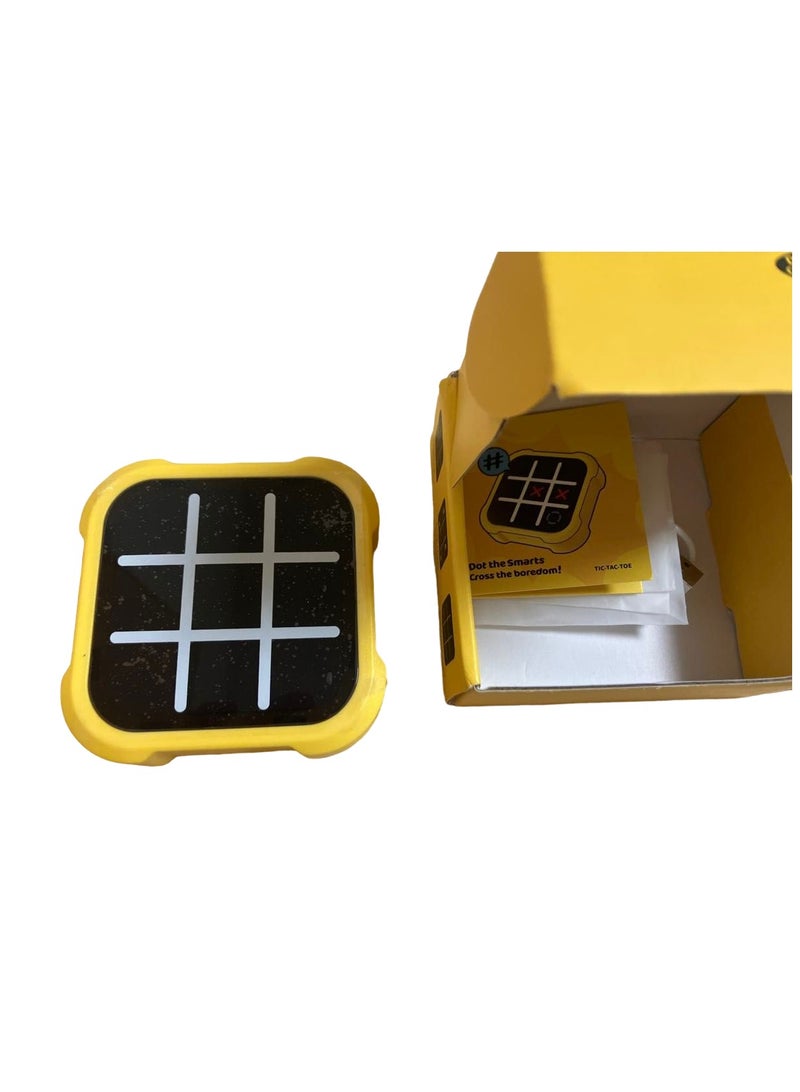 Handheld Electric Puzzle Game Console - Tic Tac Toe Game Educational Road Trip Activities for Kids - Board Games, Juegos para Niños - Ideal Birthday for Kids and Adults