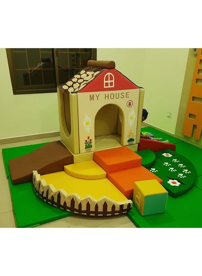 Early Learning Center Home Climbing Sliding Indoor Baby Toddler Soft Play House Sets