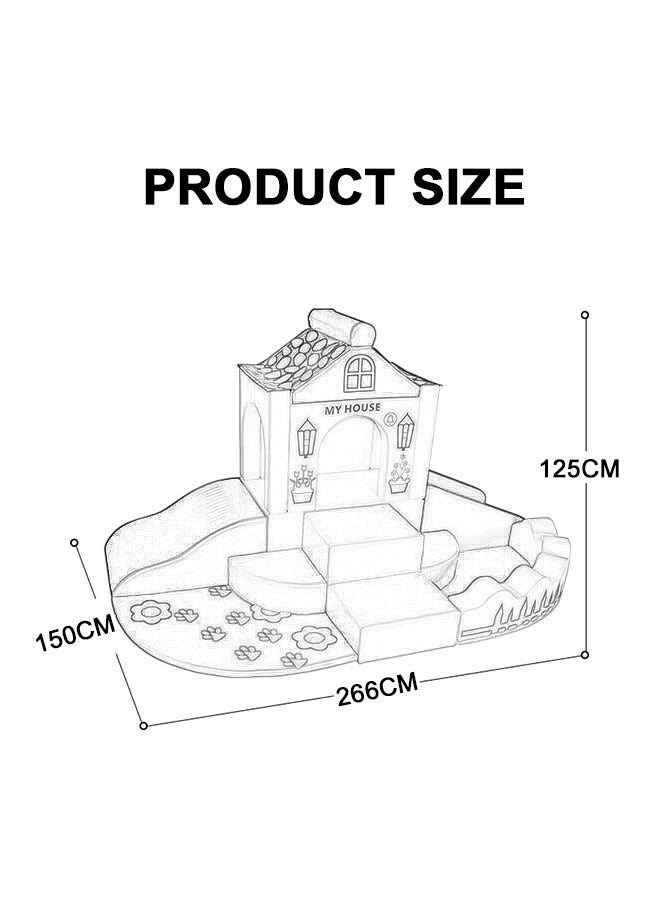 Early Learning Center Home Climbing Sliding Indoor Baby Toddler Soft Play House Sets