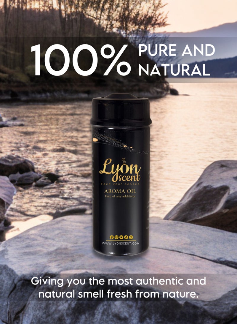 Lyon Scent Aroma Oil, 100% Pure Oil, Perfume for Air Freshener, Diffuser Aroma, Fragrance Oil, Air Freshener Oil refill, Essential Scented Oil, Luxurious Scent (ADDRESS)