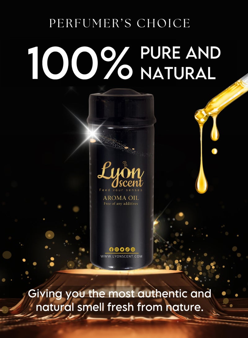 Lyon Scent Aroma Oil, 100% Pure Oil, Perfume for Air Freshener, Diffuser Aroma, Fragrance Oil, Air Freshener Oil refill, Essential Scented Oil, Luxurious Scent (ISTANBUL)