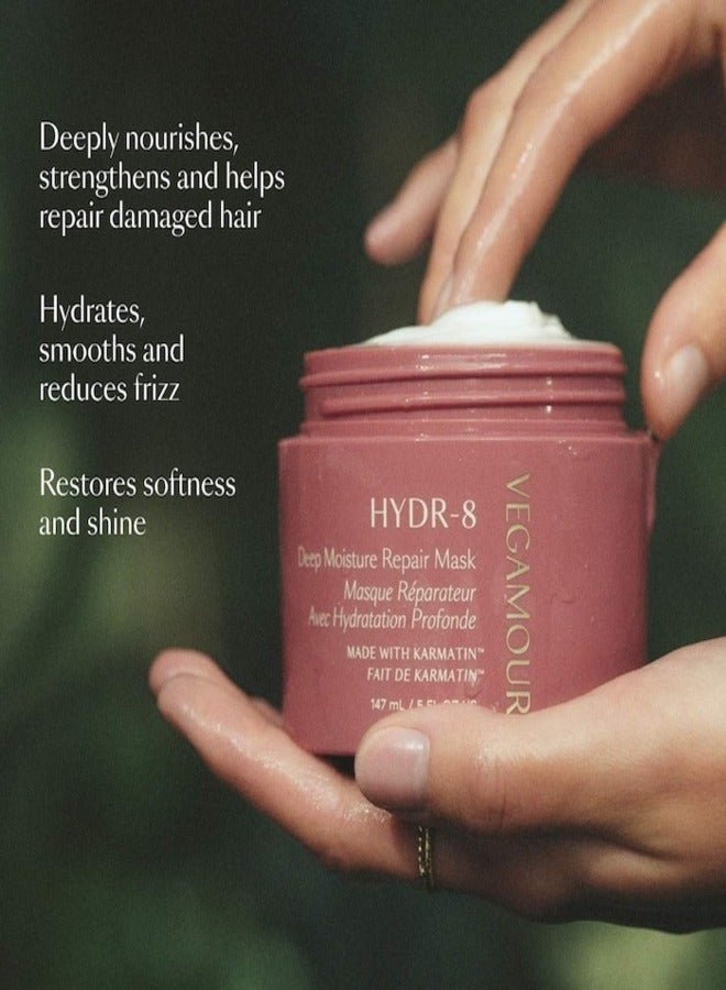 VEGAMOUR HYDR-8 Deep Moisture Repair Mask for Dry, Damaged Hair 147ml/ 5 oz