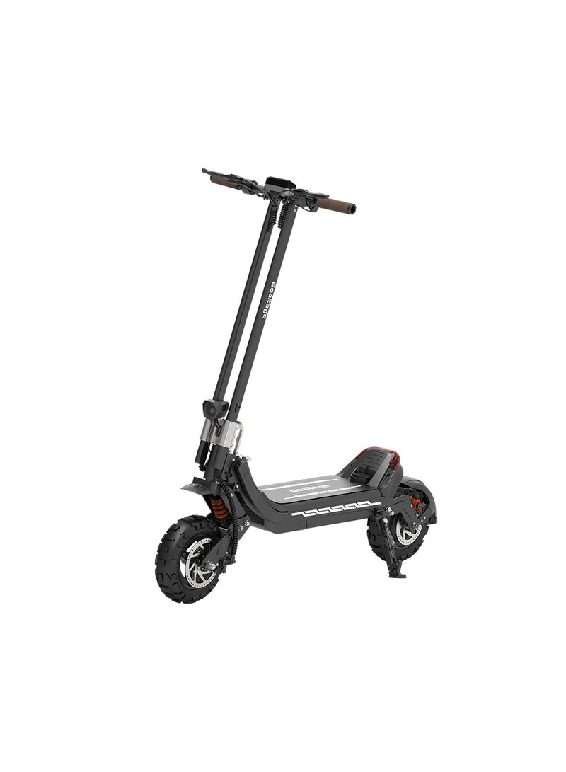SCT01 SpeedBoost Pro Electric Scooter with Front & Rear Shock Absorber, Brake, Lights, Digital Display, and Anti-theft Coded Lock Functionality