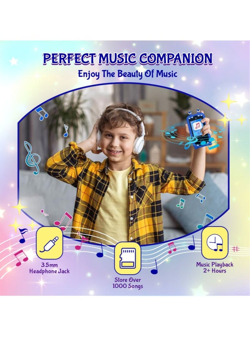 Kids Smart Phone Toys for Girls Ages 3-8 Toddler Play Travel Toys with Dual Camera Educational Learning Games Puzzles MP3 Music Player Birthday Gifts for Kids Girls 3-8 Years Old