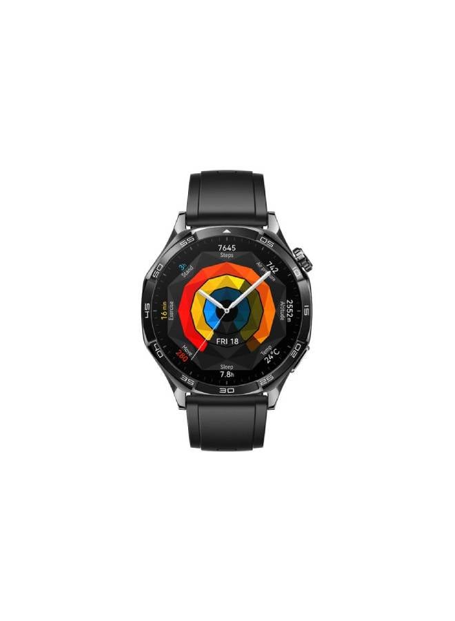 WATCH GT5 46mm Smartwatch, up to 14 Days Battery Life, All-new Running and Cycling Sports Smart Watch, Sharp-Edged Design, Health Tracking, Compatible with iOS and Android (with Freebuds 5i) Black