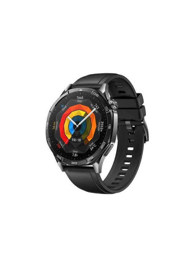 WATCH GT5 46mm Smartwatch, up to 14 Days Battery Life, All-new Running and Cycling Sports Smart Watch, Sharp-Edged Design, Health Tracking, Compatible with iOS and Android (with Freebuds 5i) Black