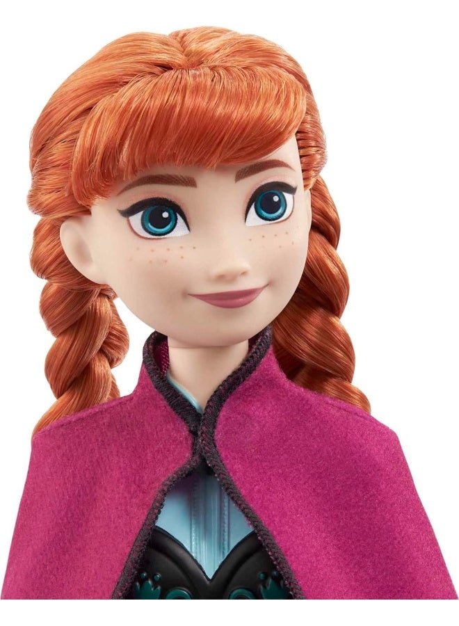 Mattel Disney Frozen Anna Fashion Doll and Accessory Toy Inspired by the Movie