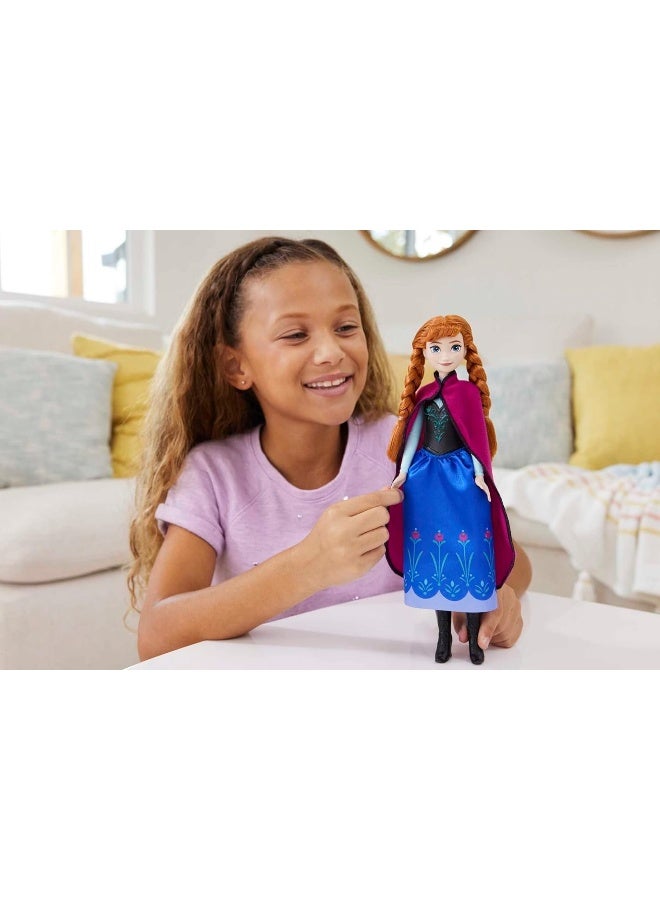 Mattel Disney Frozen Anna Fashion Doll and Accessory Toy Inspired by the Movie