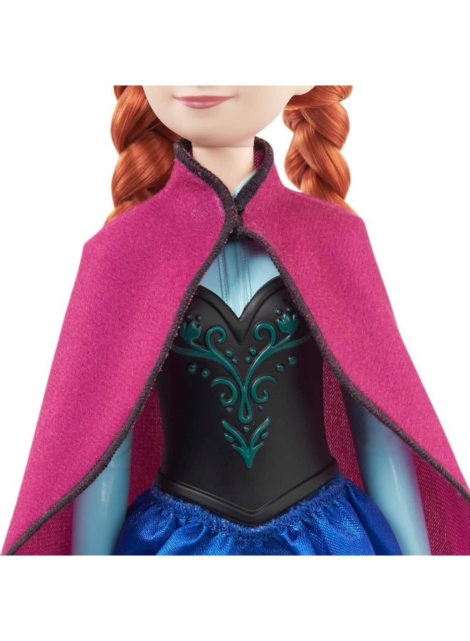 Mattel Disney Frozen Anna Fashion Doll and Accessory Toy Inspired by the Movie