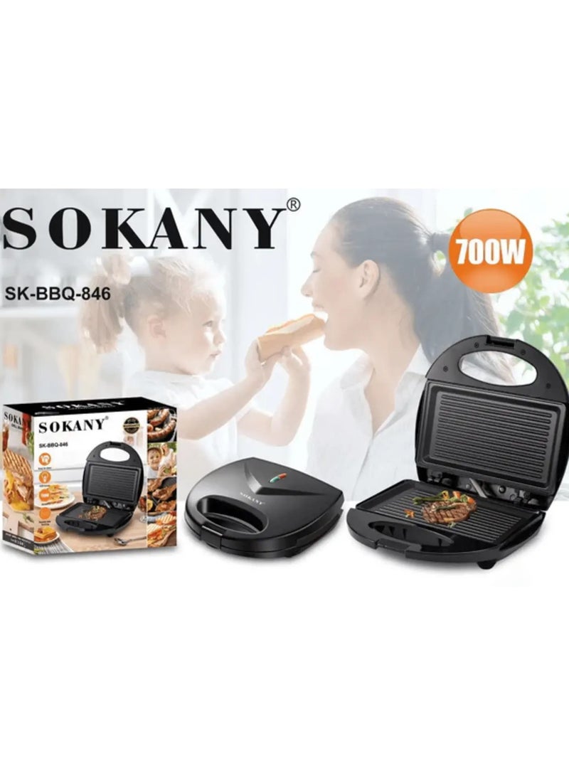 Sandwich Maker Toaster Sandwich Press SOKANY 846 Sandwich Make