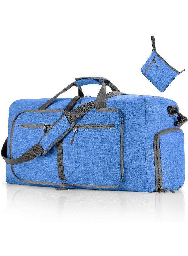 Large capacity solid color luggage bag with adjustable shoulder straps