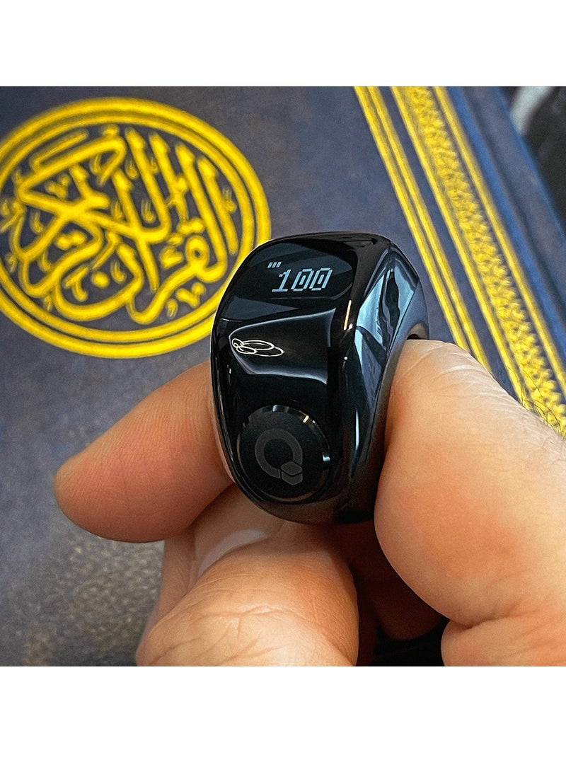 Digital Counter Tasbeeh 3 Size Compatible SMART Zikr Plastic Ring Blue