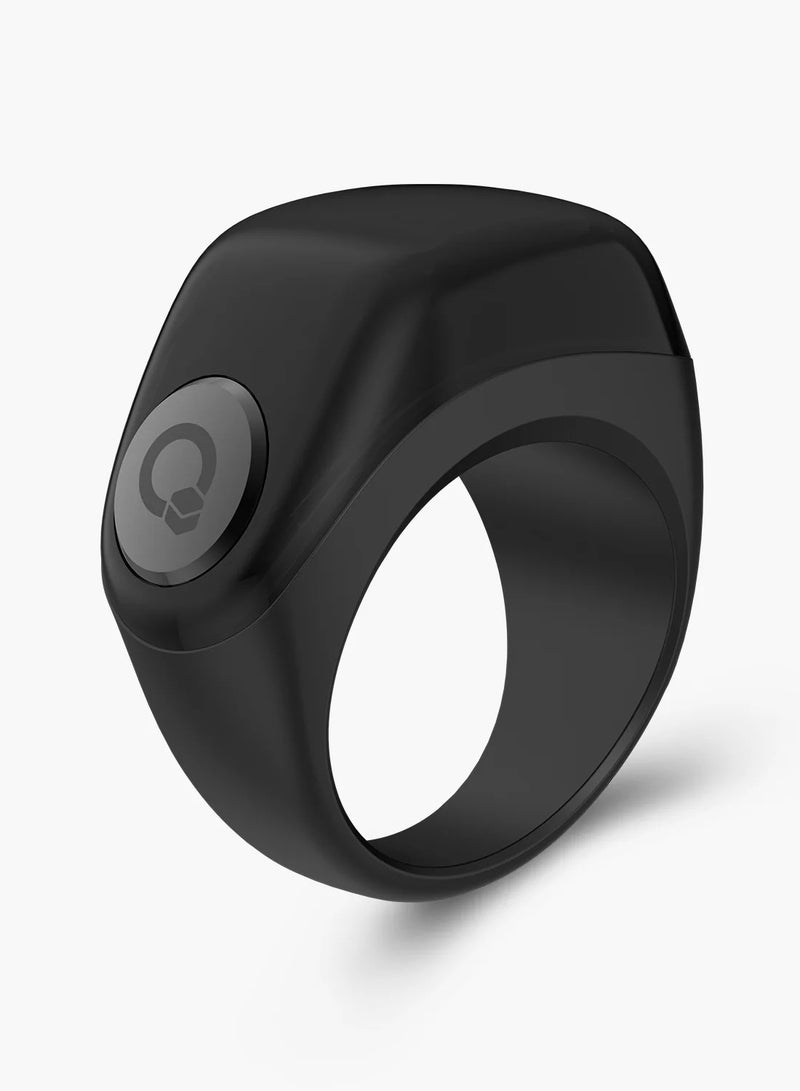 Digital Counter Tasbeeh 3 Size Compatible SMART Zikr Plastic Ring Gray