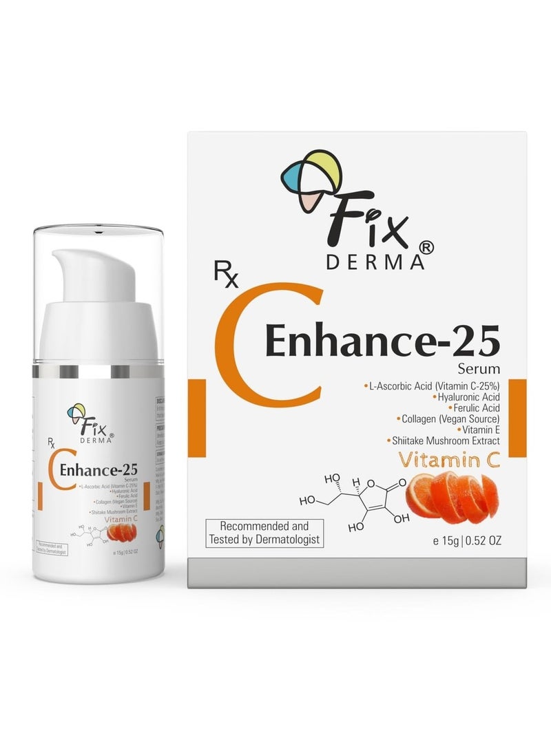 Fixderma 25% Vitamin C Serum for Face, C