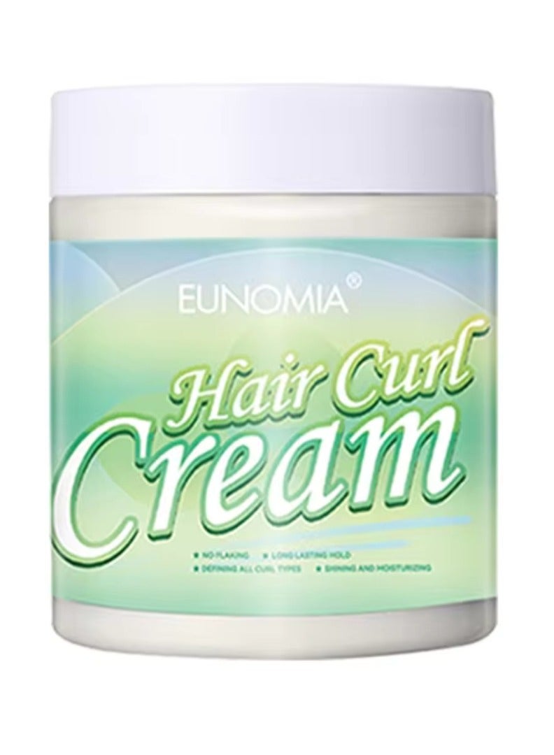 250g Hair Curl Cream Curly Hair Nourishing Cream No Flaking Long Lasting Hold Defining All Curl Shining and Moisturizing Curly Hair Cream Curly Hair Styling Cream Less Dry More Curly Hair Cream