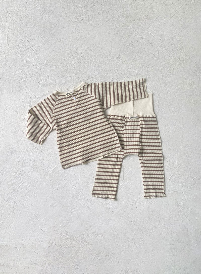 Baby Soft Cotton Long Sleeve Long Pants Sweatshirt Two-piece Set