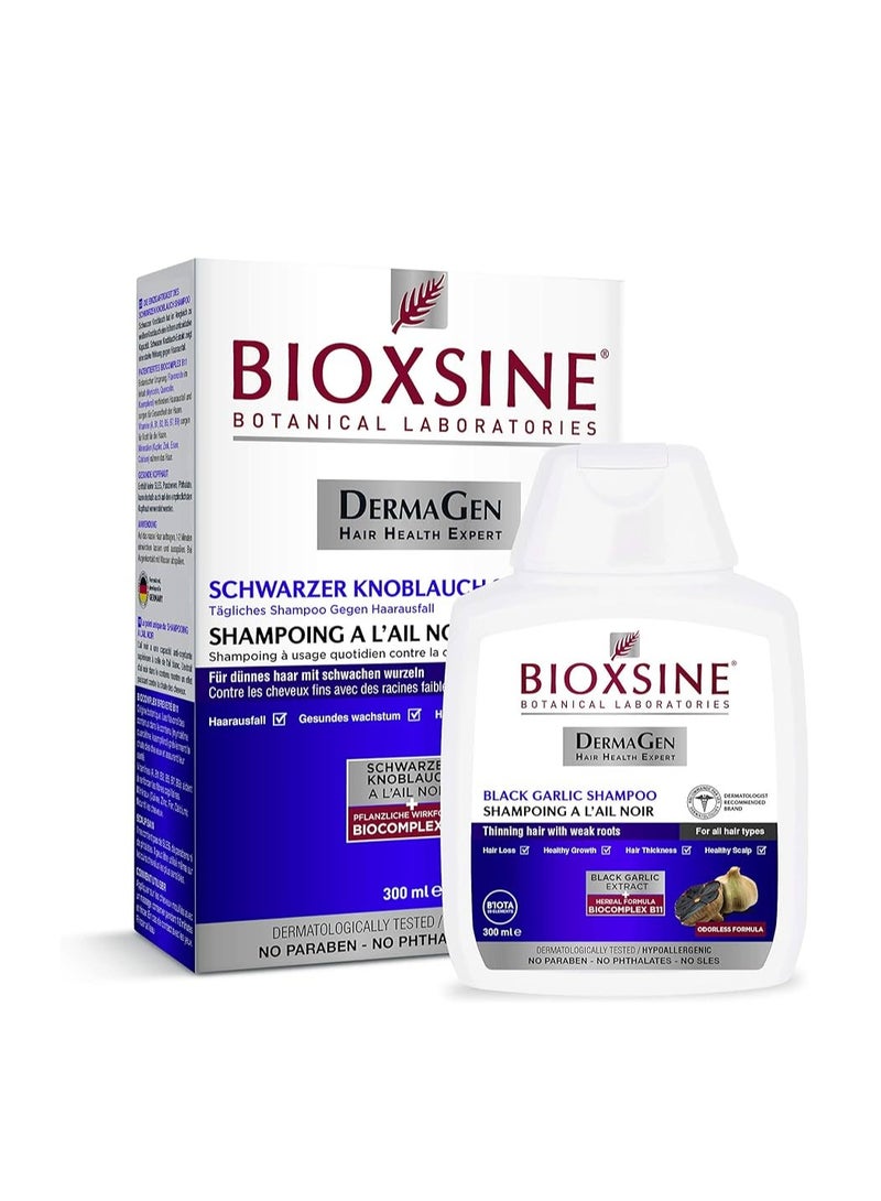 Bioxsine Anti-Hair Loss Herbal Shampoo with Black Garlic Extract 300 ml