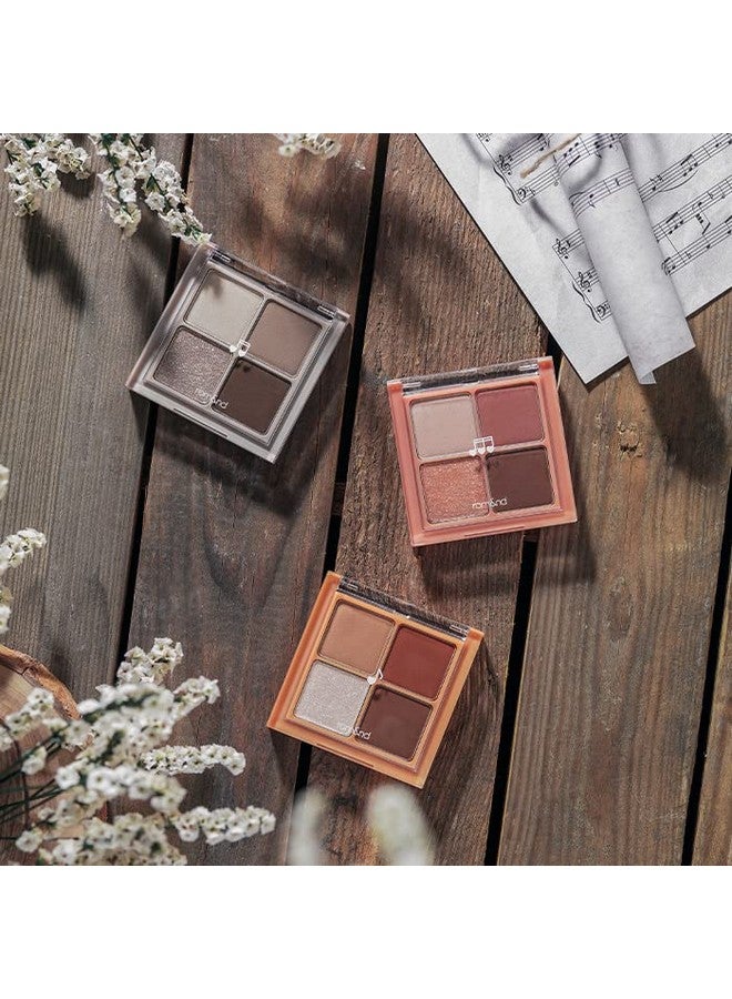 Romand Better Than Eyes 6 Colors | Basics Eyeshadow Palettevelvety Texture Longlasting Makeup Galaxy Pearl Glitter Mlbb Mebb| 6G/0.21Oz No.M02 Dry Buckwheat Flower