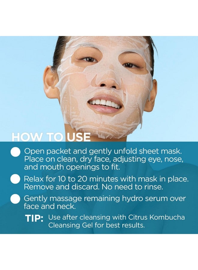 Instant Pure Pore Hydro Serum Facial Mask, Coconut, 0.6 Fl Oz