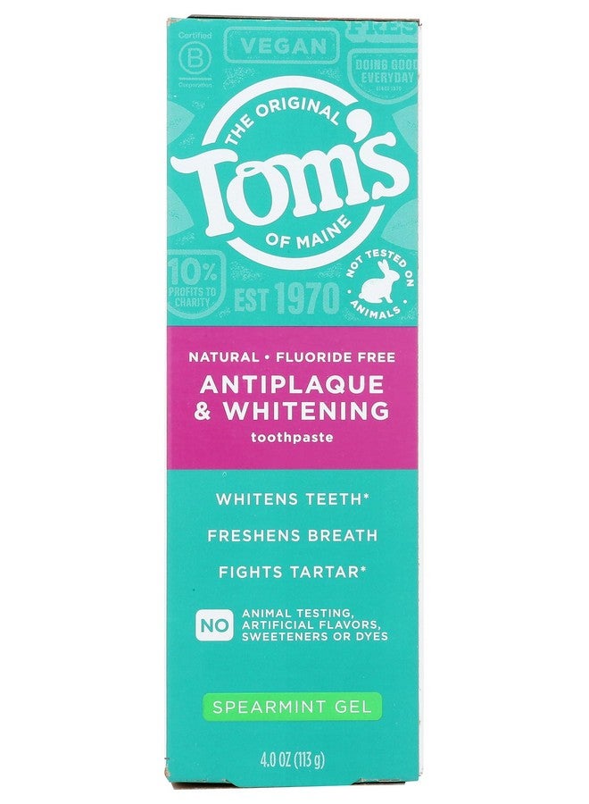 Toms Of Maine Whitening Spearmint Gel Toothpaste, 4 Oz