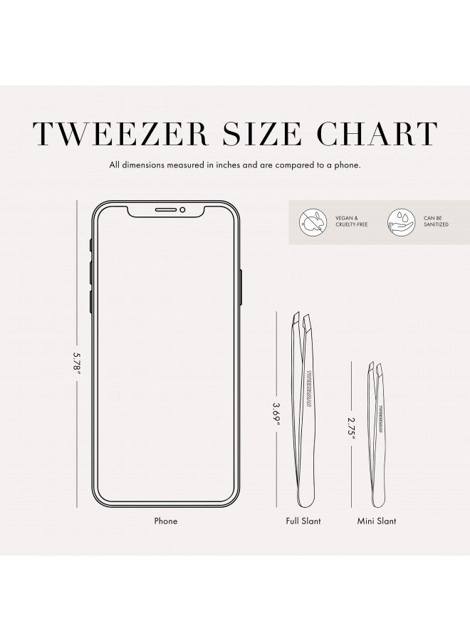 Tweezerman Stainless Steel Mini Slant Tweezer