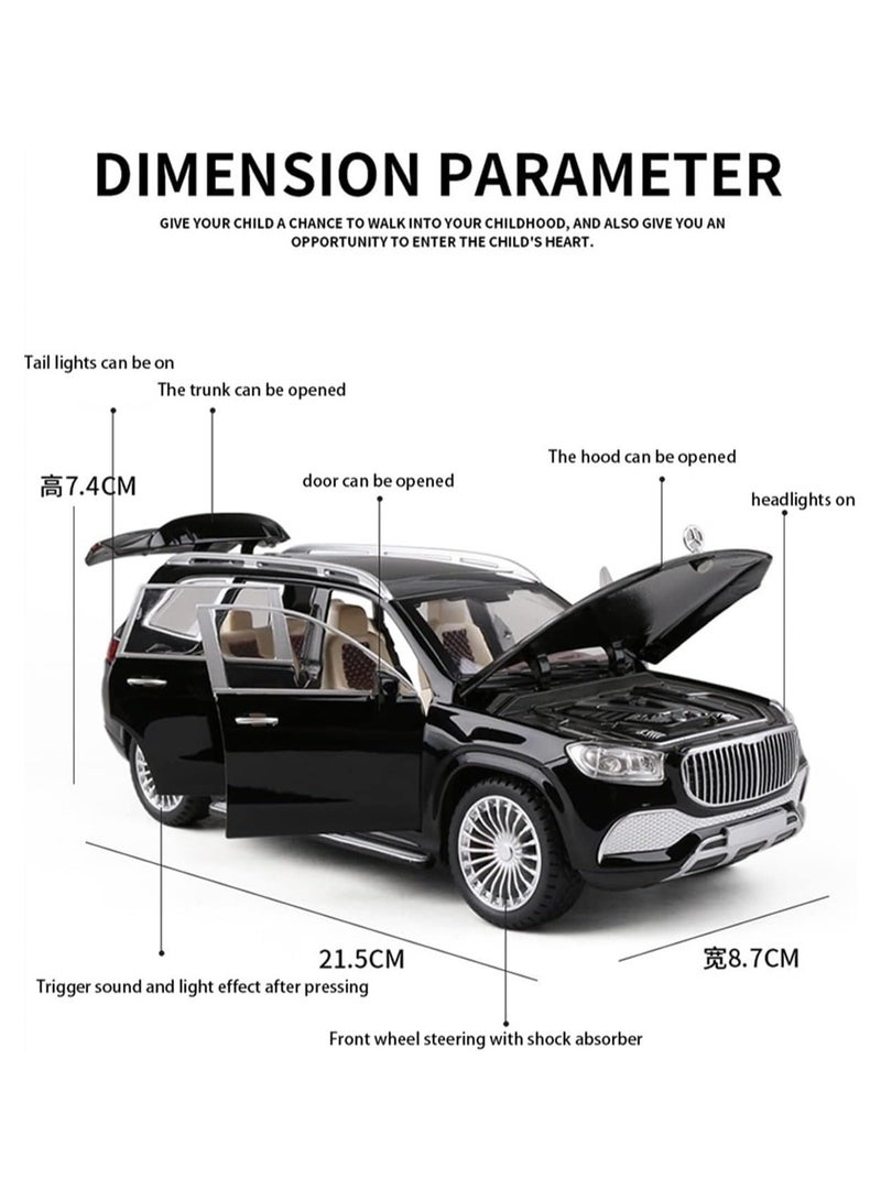 Mercedes-Benz GLS 600 Maybach 1:22 Diecast Alloy Model Car - Luxury Collection Toy Gift