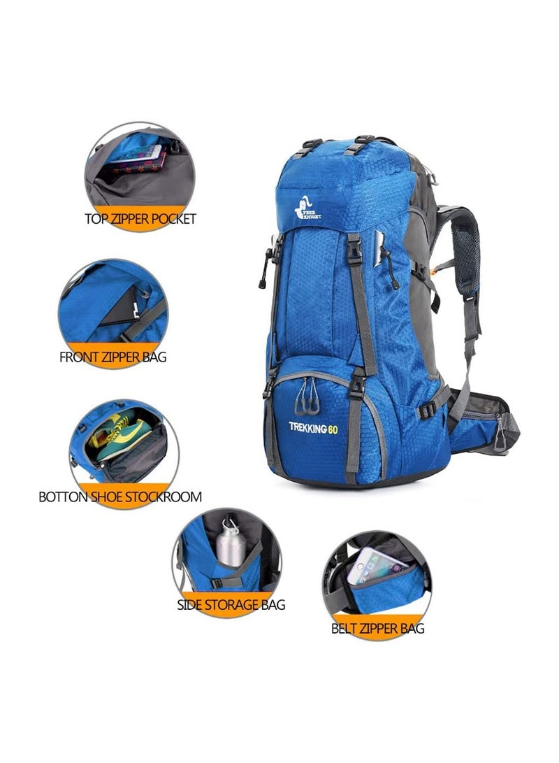 60L Waterproof Lightweight Hiking Backpack Outdoor Sports Travel Backpack