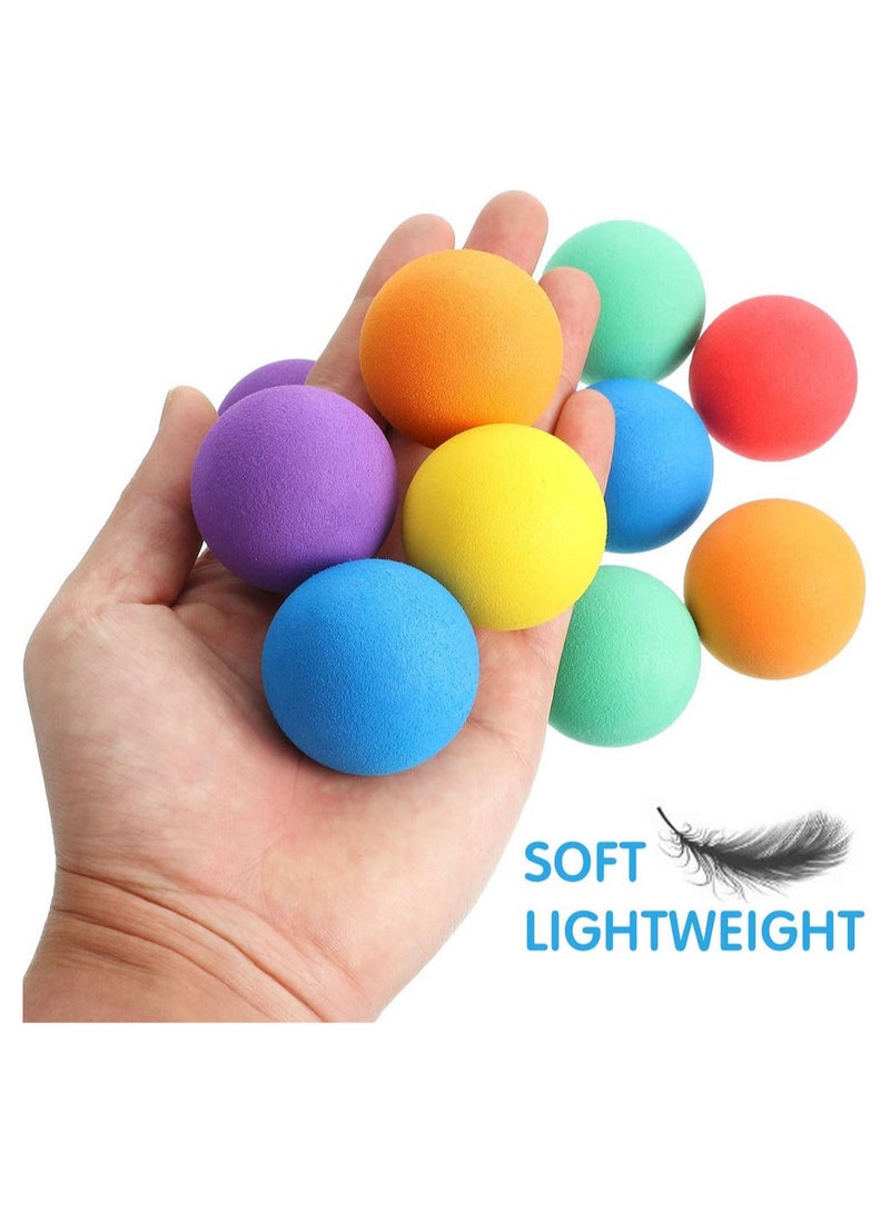 SPONG BALLS 6 PEC, Soft Foam Balls Assorted Play Balls Mini Sponge Balls Sponge Lightweight Play Ball for Crafts Birthday Party Favors gift