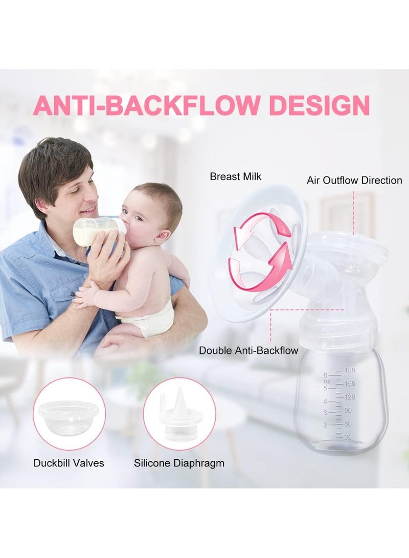 Portable Pain-Free Big Suction Bilateral Electric Breast Pump – Rechargeable with LCD Screen