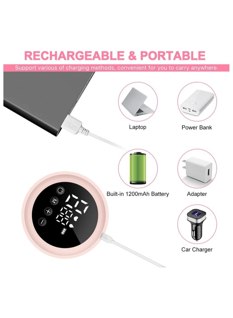 Portable Pain-Free Big Suction Bilateral Electric Breast Pump – Rechargeable with LCD Screen