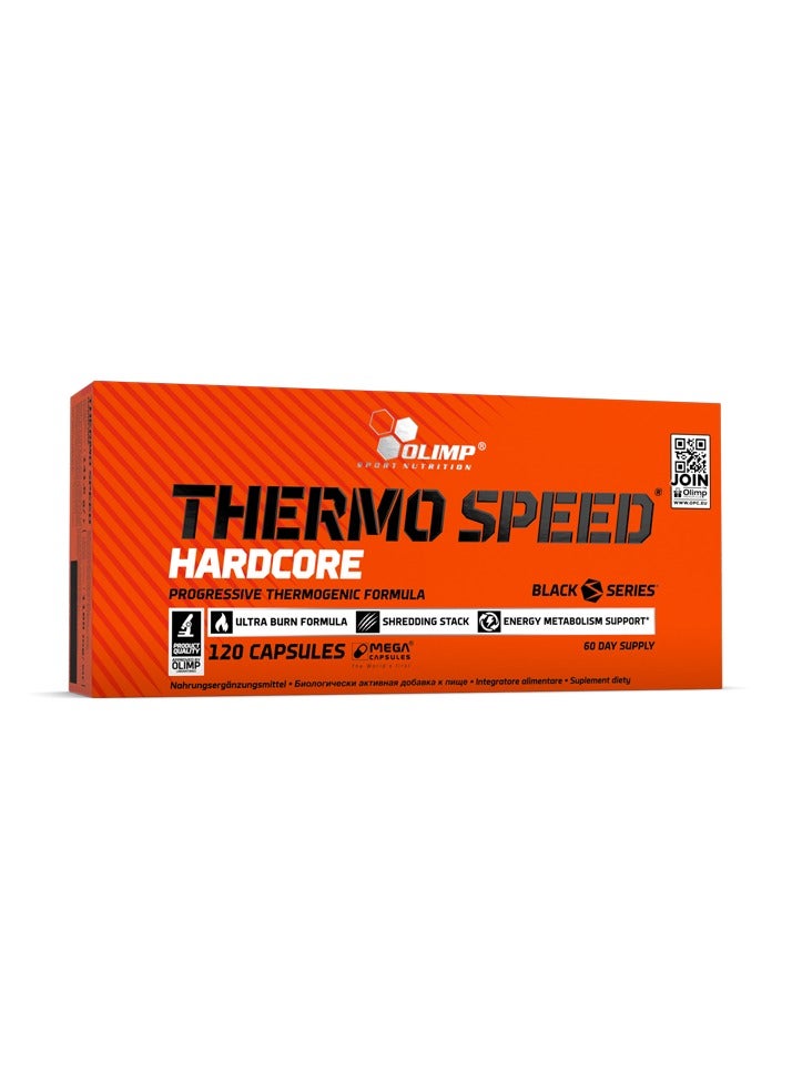 Olimp, Thermo Speed Hardcore, Fat Burner, 120 Caps, 60 Servings