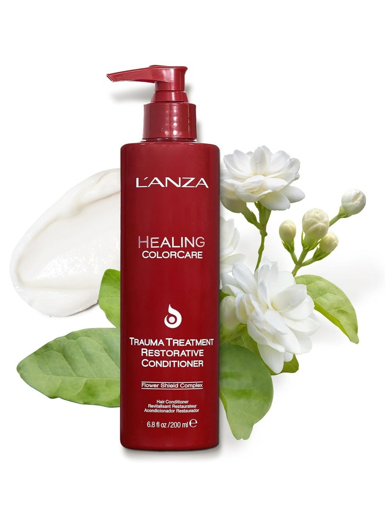 L'ANZA Trauma Treatment Restorative Conditioner- Hair Color Conditioner - Hair Conditioner for Color Treated Hair 6.8 fl. oz