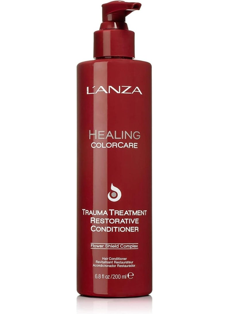 L'ANZA Trauma Treatment Restorative Conditioner- Hair Color Conditioner - Hair Conditioner for Color Treated Hair 6.8 fl. oz