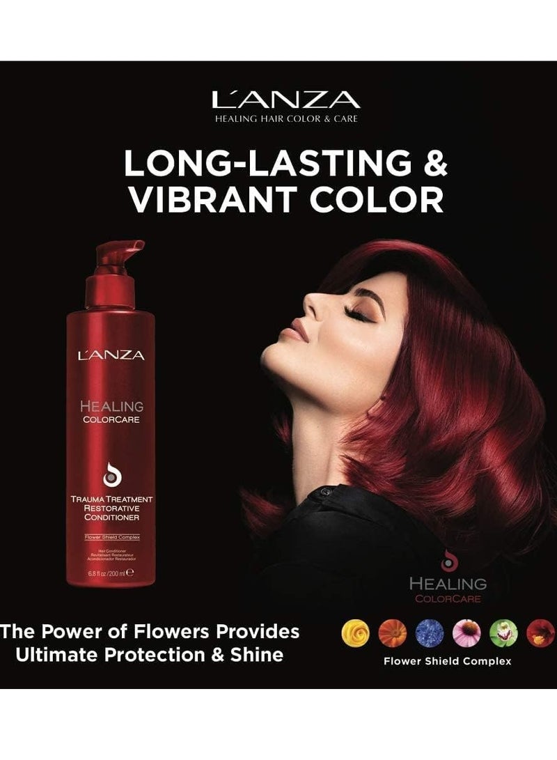 L'ANZA Trauma Treatment Restorative Conditioner- Hair Color Conditioner - Hair Conditioner for Color Treated Hair 6.8 fl. oz