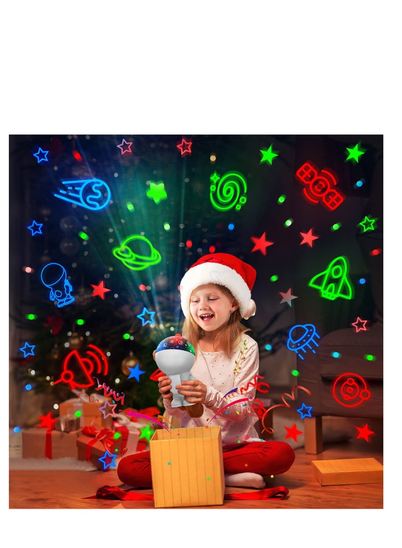 Galaxy Star Projector Night Light for Kids with 360° Rotation and Timer 8 Color Changing Features Perfect for Boys and Girls Bedroom Gifts