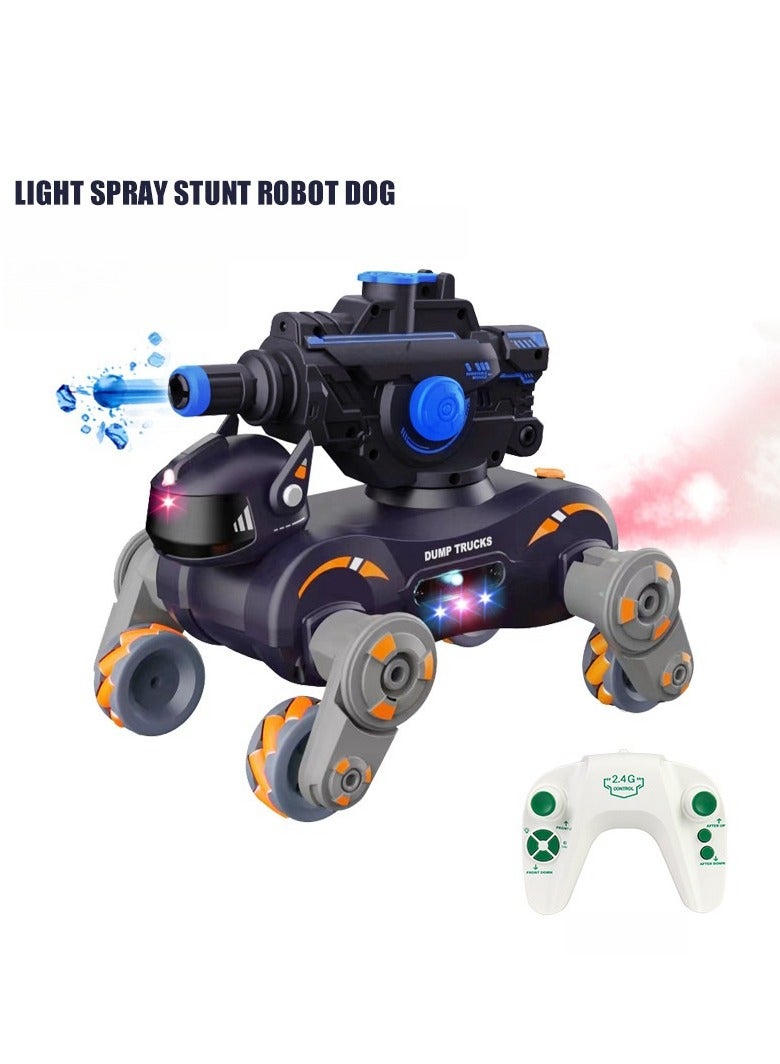 New Spray Light Music Deformation Stunt Car 2.4G Remote Control Boy Electronic Pet Toy Gift