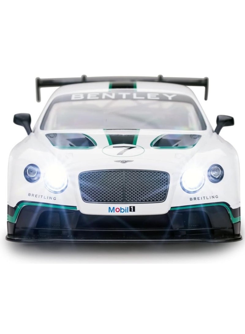 Rastar 1:14 Remote Control Playwell Bentley Continental Gt3 (White)