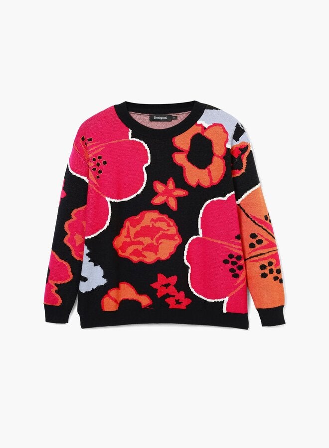 Floral Sweater