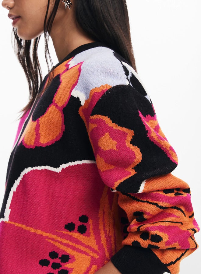 Floral Sweater