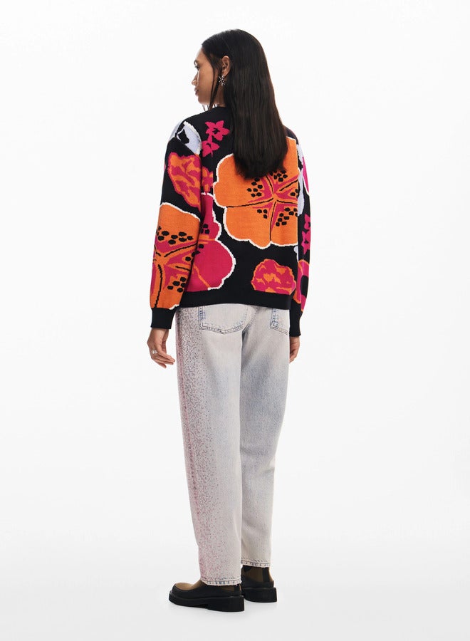 Floral Sweater
